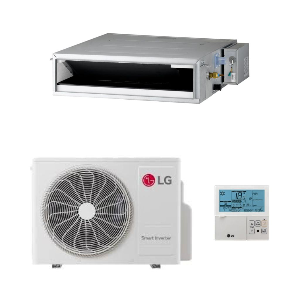 LG Climatizzatore Canalizzabile serie CL - Gas R-32 Inverter A++/A+ Wi-Fi Optional con Comando incluso
