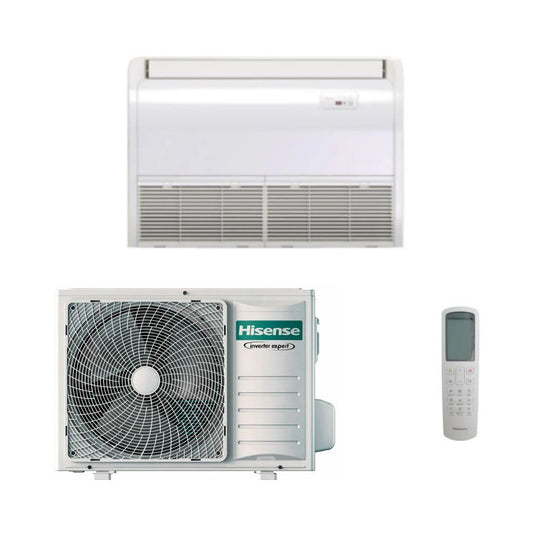 Hisense Climatizzatore Soffitto/Pavimento Serie Turbo AUV - Trifase Gas R-32 Inverter A++/A+ Wi-Fi Optional con Telecomando incluso