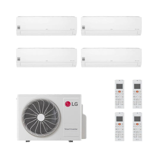 LG Climatizzatore Quadri Split Libero Smart con MU4R25 - Gas R-32 Inverter A++/A+ Wi-Fi
