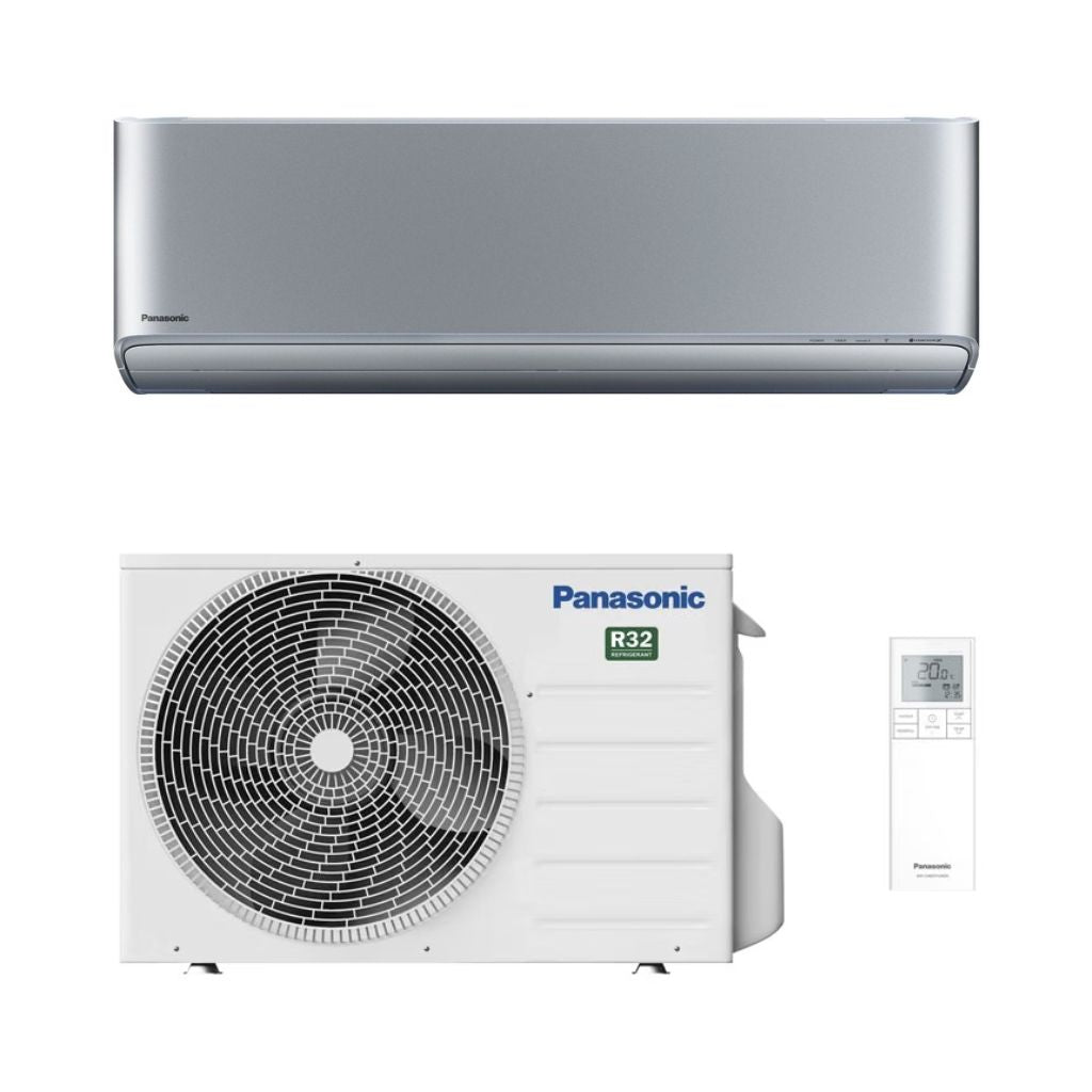 Panasonic Climatizzatore Monosplit Etherea Silver - Gas R-32 Inverter A+++/A+++ Wi-Fi - Argento