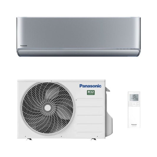 Panasonic Climatizzatore Monosplit Etherea Silver - Gas R-32 Inverter A+++/A+++ Wi-Fi - Argento