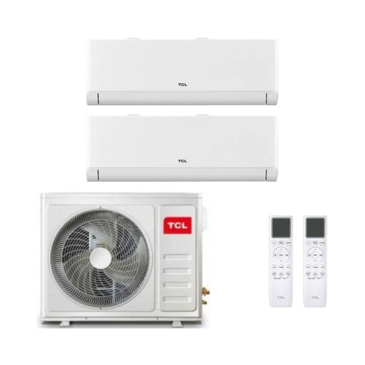 TCL Climatizzatore Dual Split BreezeIN P5 con MT1420 - Gas R-32 Inverter A++/A+ Wi-Fi