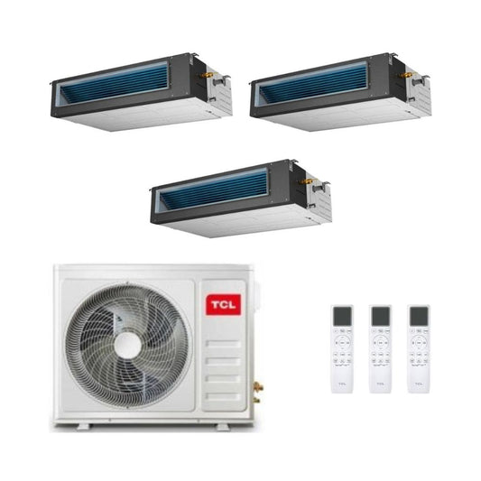 TCL Climatizzatore Trial Split Canalizzato con MT2730 - Gas R-32 Inverter A++/A+ Wi-Fi