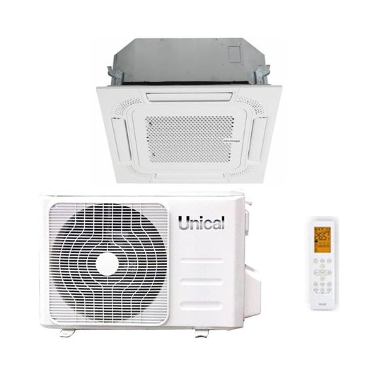 Unical Climatizzatore Cassetta a 4 Vie CS11 - Gas R-32 Inverter A++/A+ Wi-Fi Optional